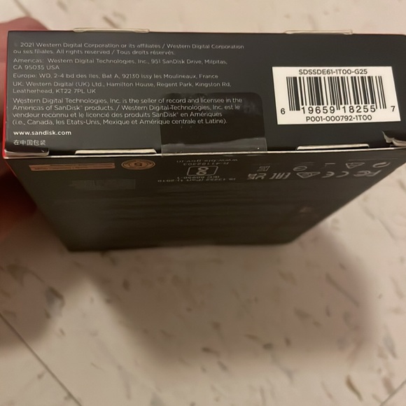 SanDisk extreme portable SSd 1TB - Picture 6 of 7